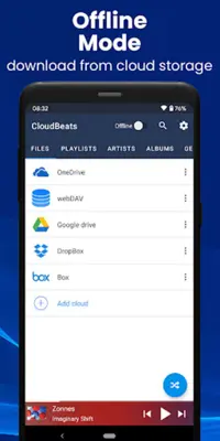 CloudBeats Cloud Music Player android App screenshot 3